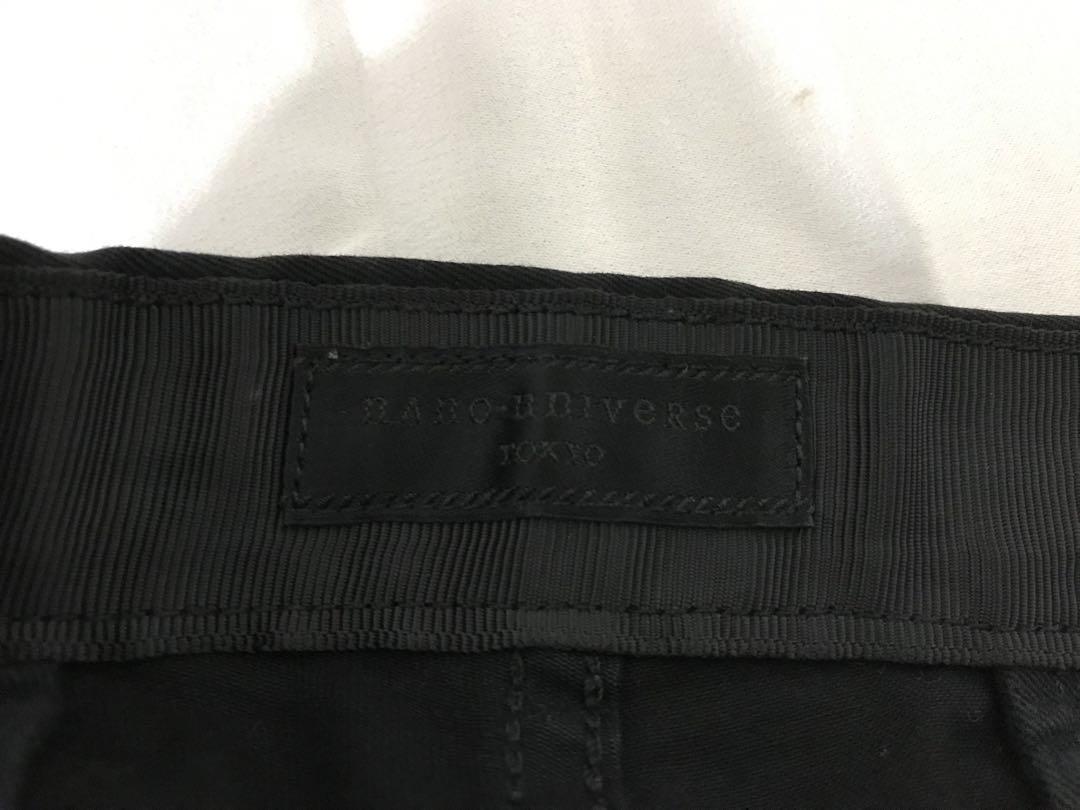 本物アルファALPHAナノユニバースコットンワークチノパンツサーフアメカジ黒M