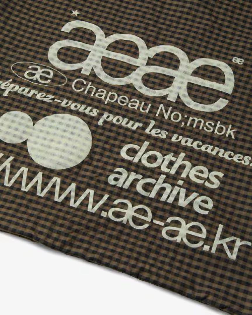 高価値セリー 新品】aeae ナップサック チェック ブラウン ジムサック - メルカリ バッグ