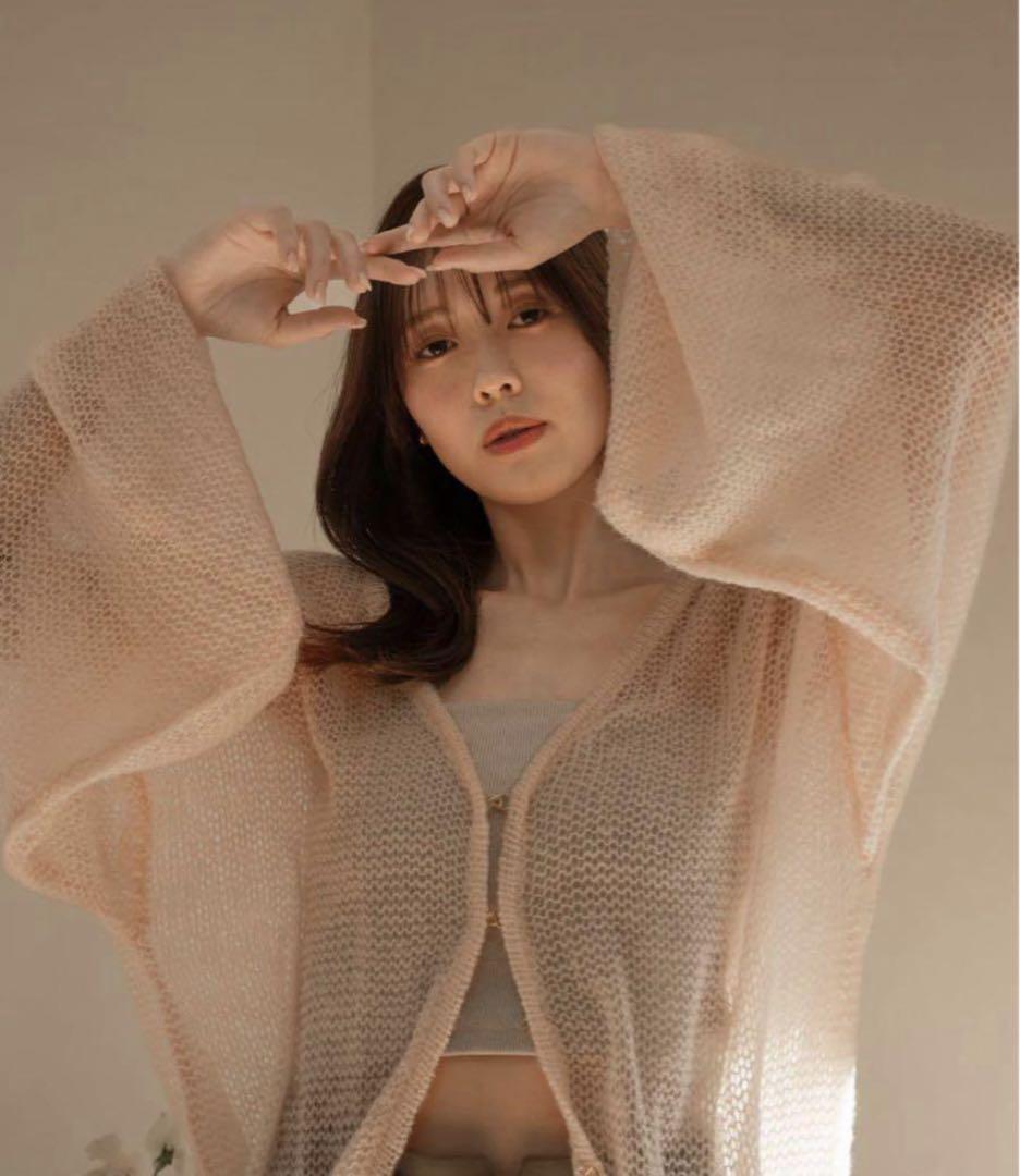 mideal / drost sheer cardigan