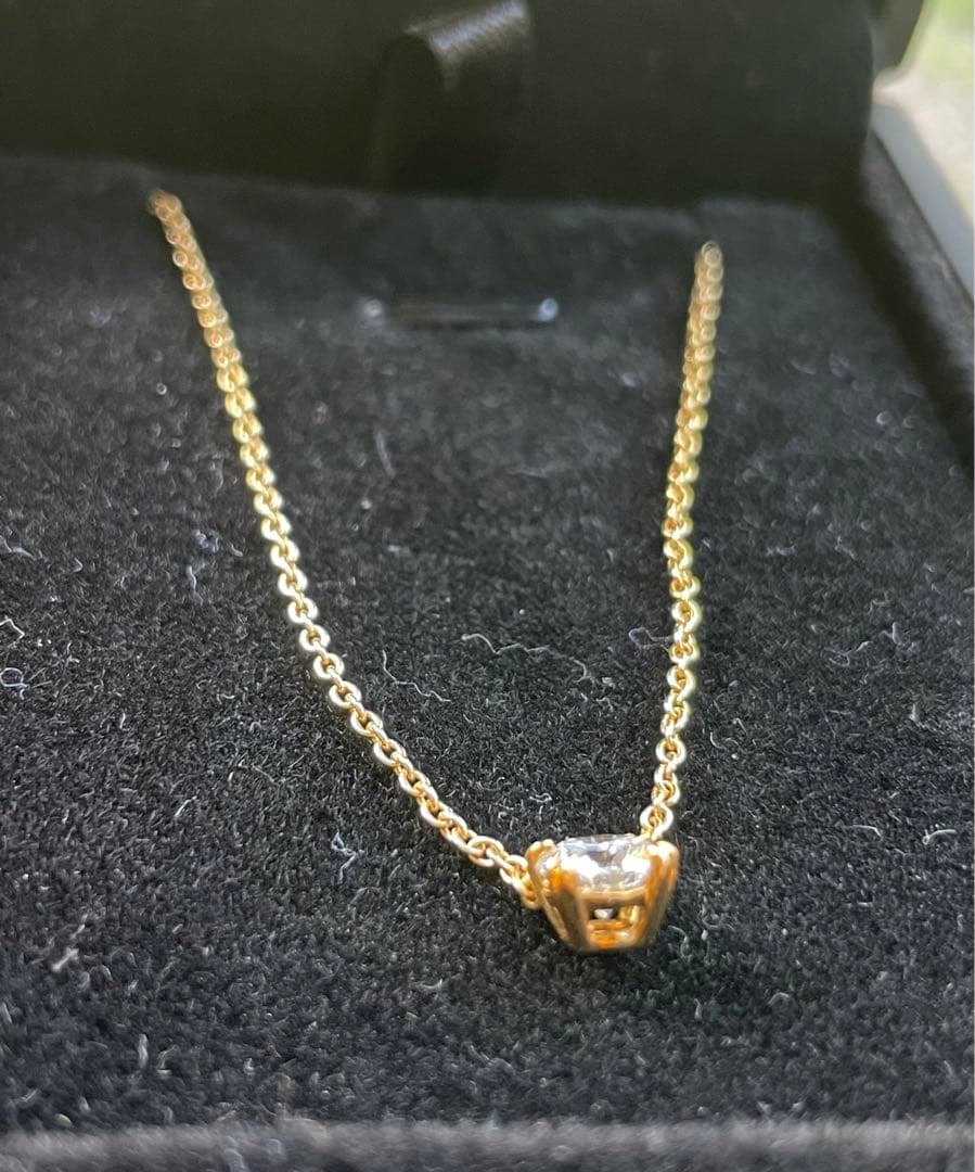 【まあ様専用】lkサロン0.51カラットラボグロウンネックレス 