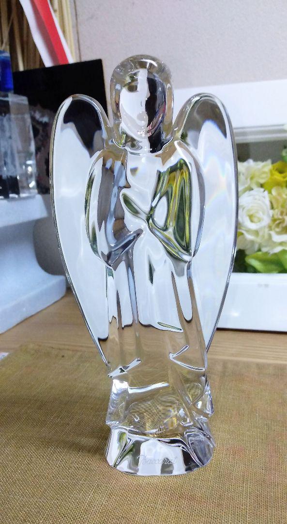 Baccarat バカラ 天使 置物 クリスタルガラス フィギュリン 傷無し Baccarat バカラ 天使 置物 クリスタルガラス フィギュリン 傷無し