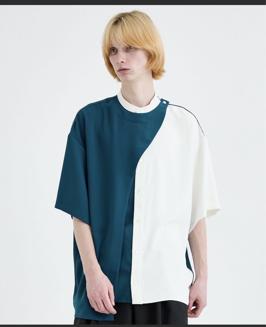 LiNoH DRAPE LAYERED S/S SHIRTトップス