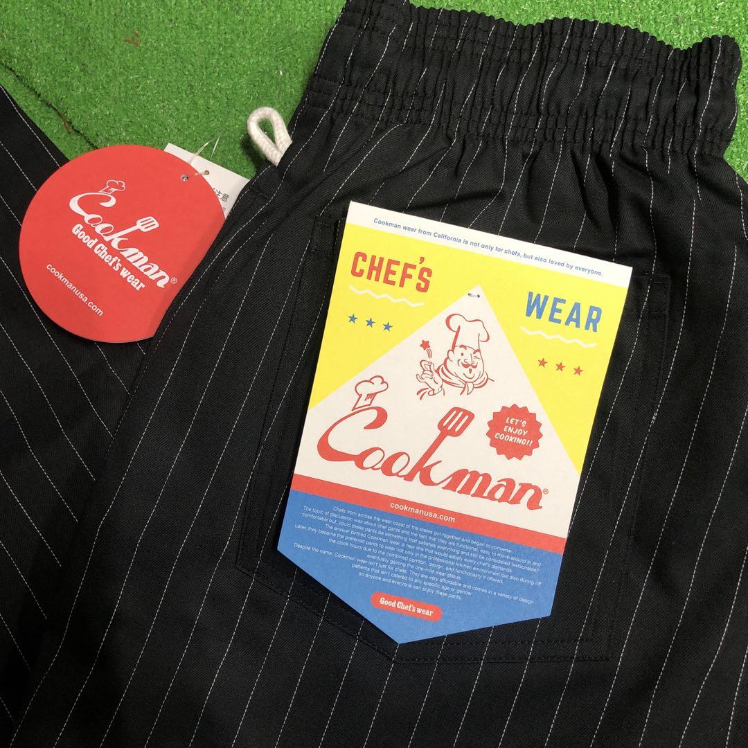 Cookman クックマン シェフパンツ ピンストライプ柄 XL LL