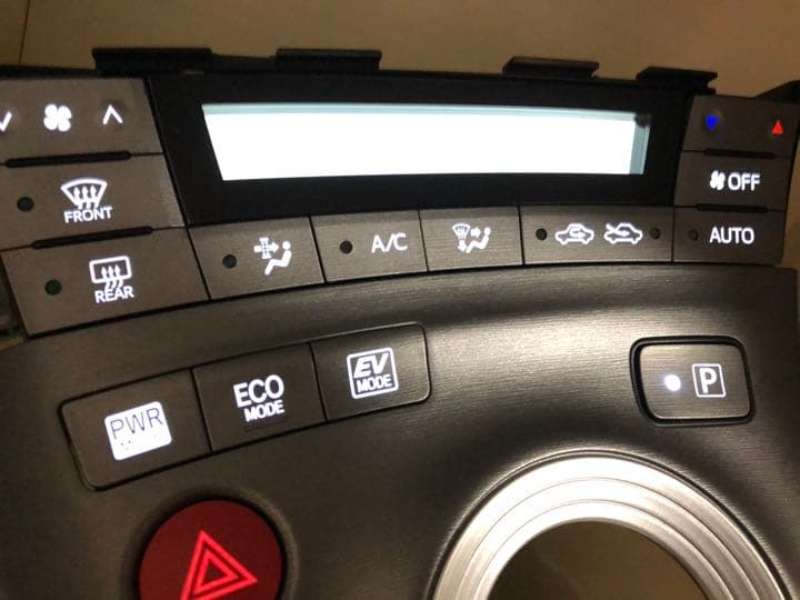 人気急上昇】 ZVW30 プリウス 後期 エアコンパネル シフトパネル LED