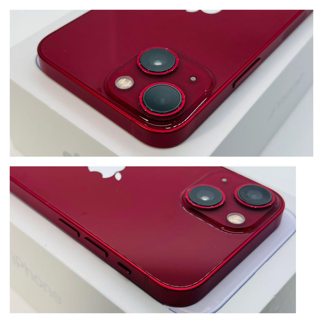 B 100% iPhone 13 mini 256 GB SIMフリー　レッド