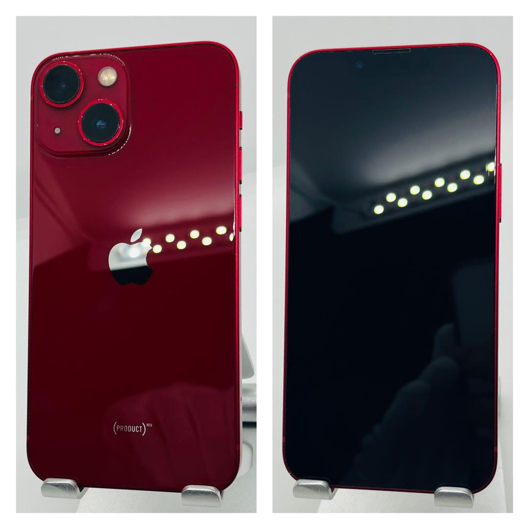 B 100% iPhone 13 mini 256 GB SIMフリー　レッド