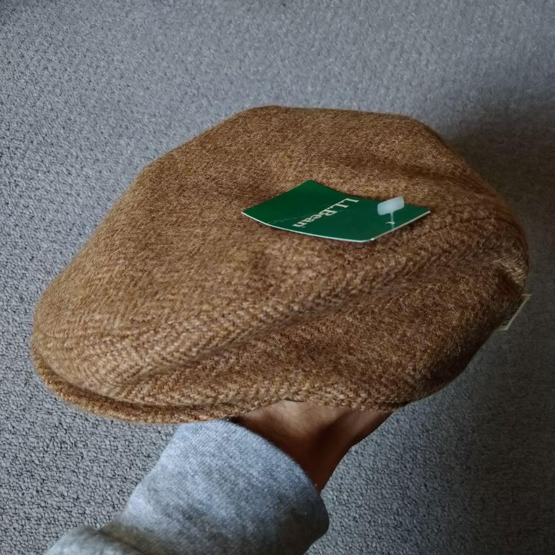エルエルビーン ウール ハンチング ヘリンボーン 59cm
