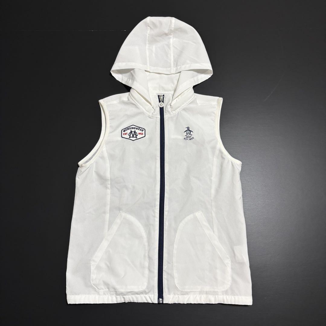 極美品!Munsingwear ゴルフ ベスト ジャケット 春夏 レディース M