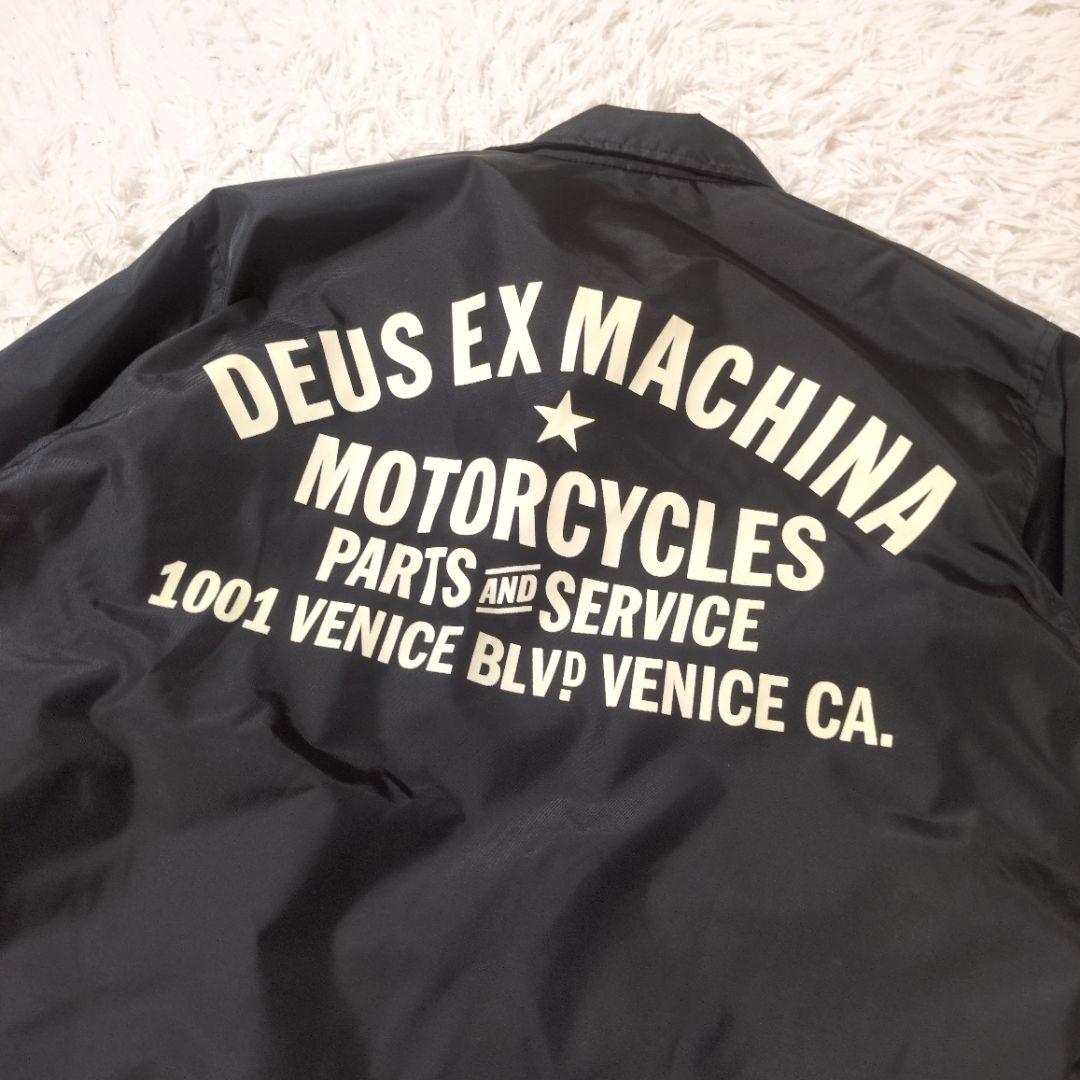 デウスエクスマキナ　ヴェニスコーチジャケット　黒ナイロン　サイズS