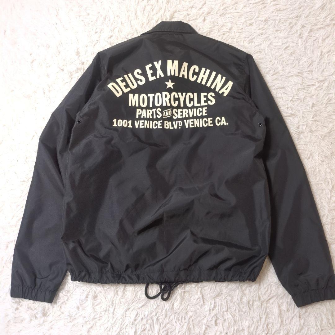 デウスエクスマキナ　ヴェニスコーチジャケット　黒ナイロン　サイズS