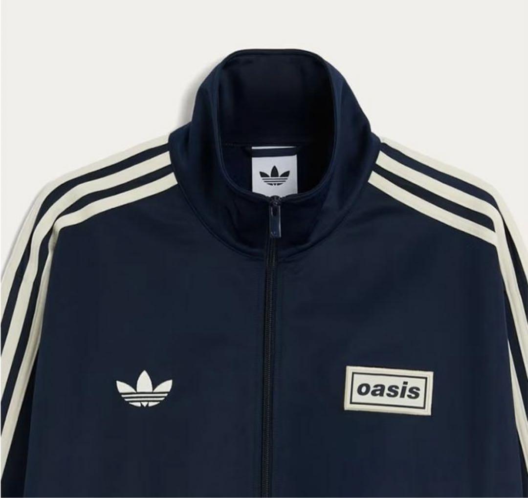 adidas Oasis Tour Firebird Track Top S 紺 - メルカリ