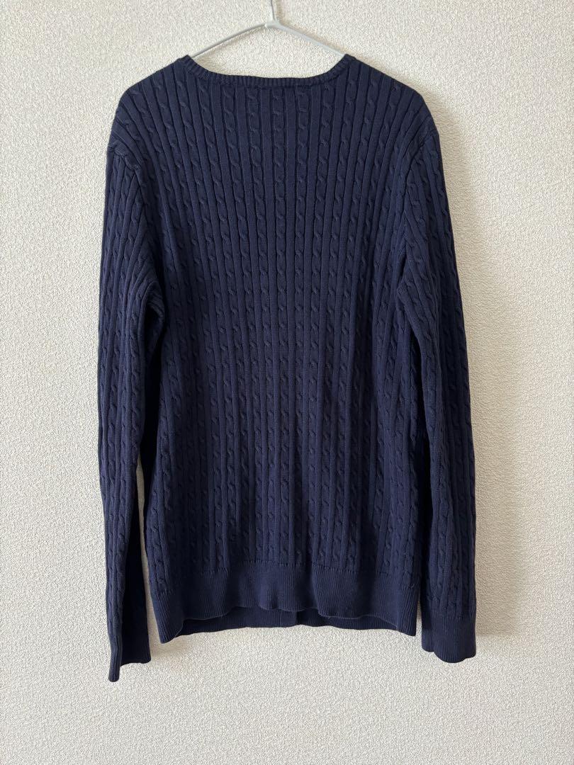 ラルフローレン　ミニケーブル　カーディガン　150 ネイビー POLO RALPH LAUREN CHILDRENSWEAR（ポロ ラルフ ローレン