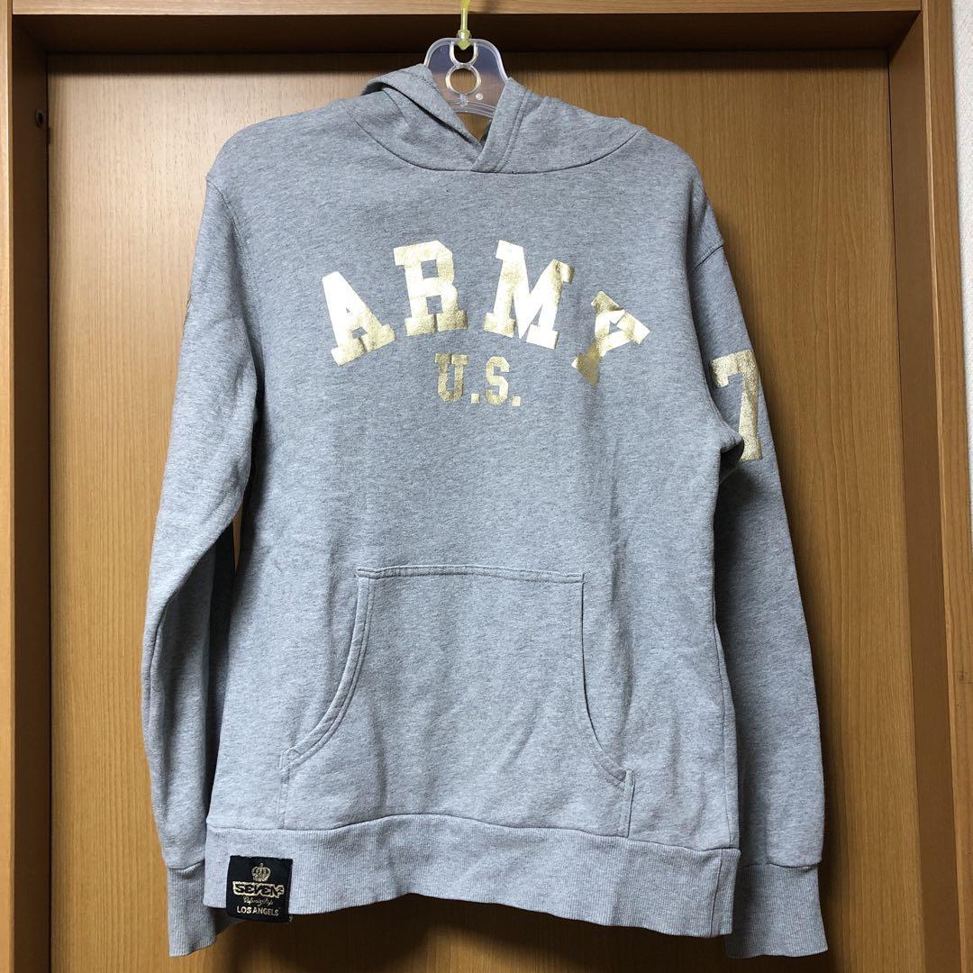 SEVEN2 ARMY U.S. グレー パーカー