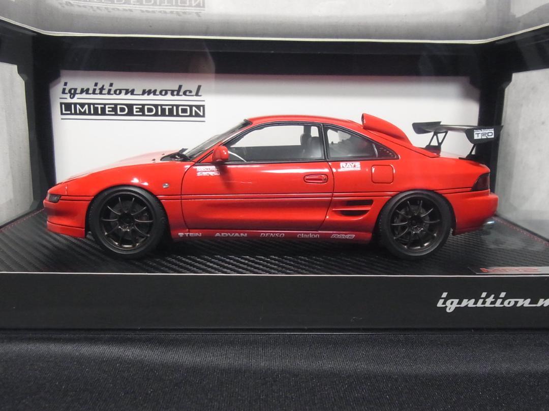TOYOTA MR2 SW20 赤 1/18 イグニッションモデル IG3338