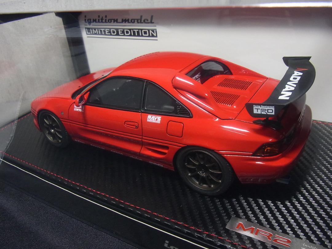 TOYOTA MR2 SW20 赤 1/18 イグニッションモデル IG3338