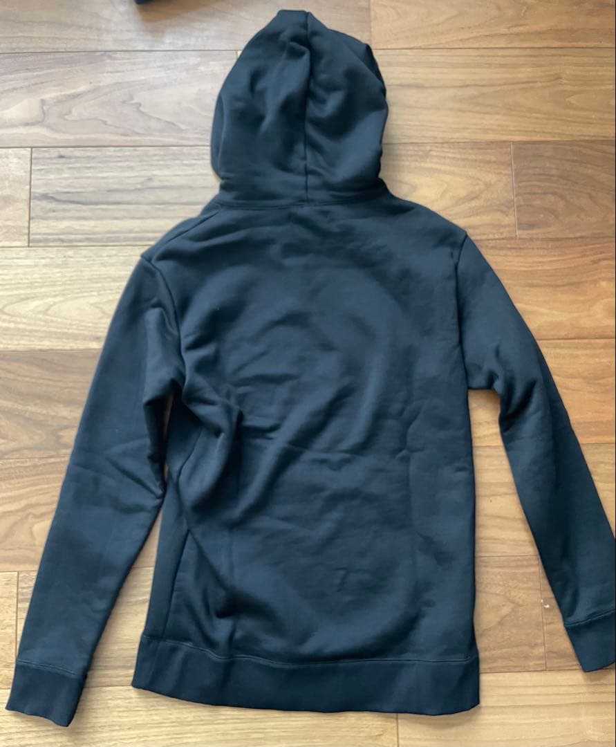 junhashimotoブラック パーカー フード付き