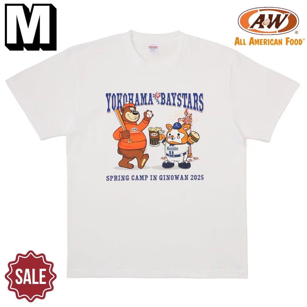 新品未開封 A＆W 横浜 DeNA ベイスターズ Tシャツ 限定 ホワイト M 新品未開封 A＆W 横浜 DeNA ベイスターズ Tシャツ 限定 ホワイト