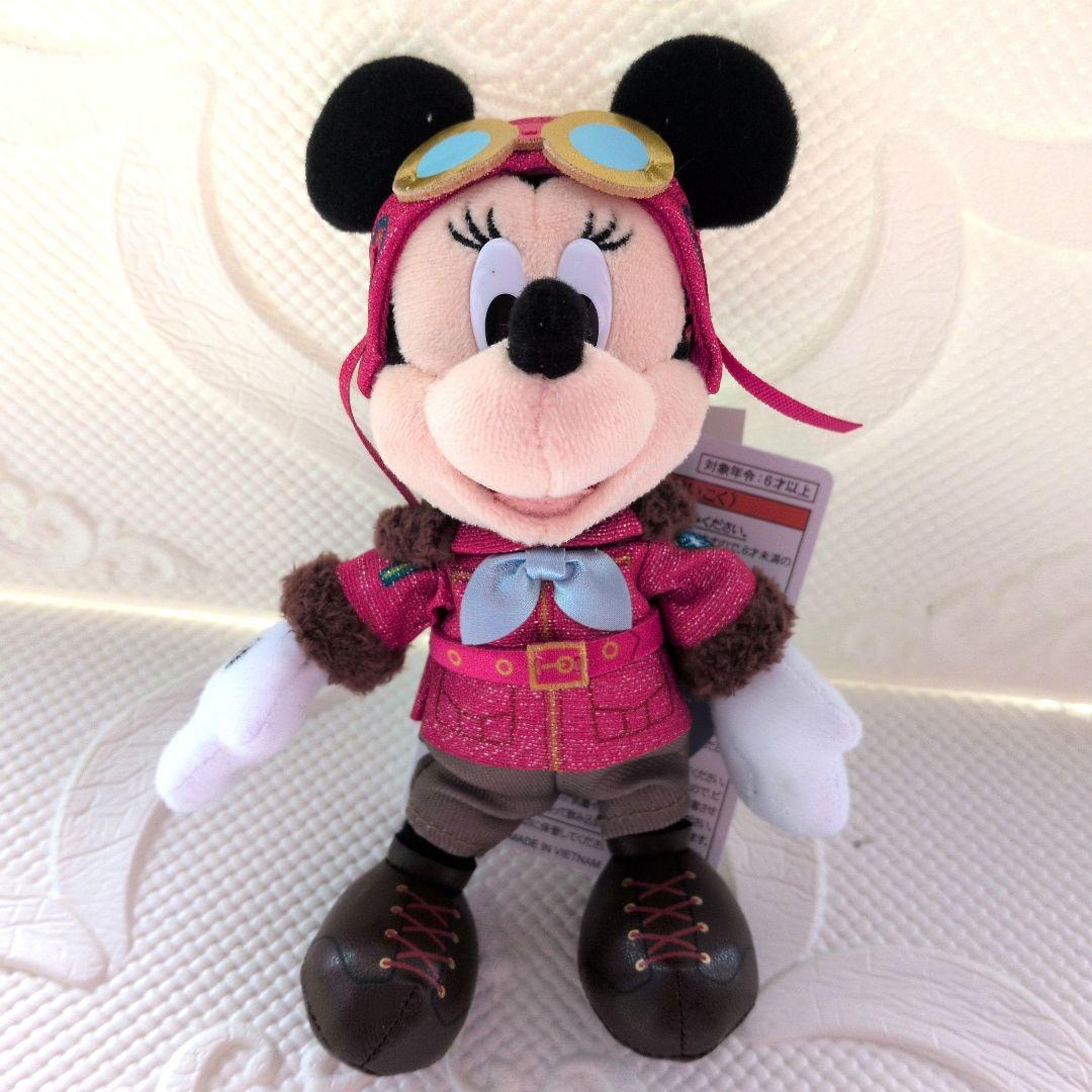 ミッキー ミニー　ぬいぐるみバッジ　★新品タグ付き★匿名発送★ ディズニーシー ソアリン ミッキー ミニー ぬいば ぬいぐるみ