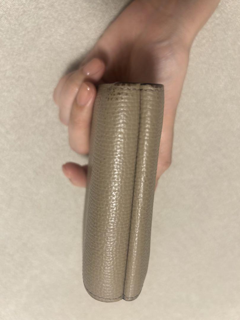 LOEWE ロエベ アナグラム トライフォールドウォレット財布 サンド