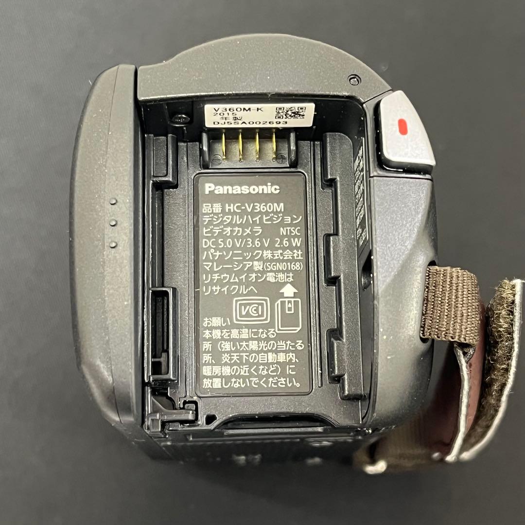 【動作確認済】Panasonic ビデオカメラ HC-V360M 充電器付き 【動作確認済】Panasonic ビデオカメラ HC-V360M 充電器付き