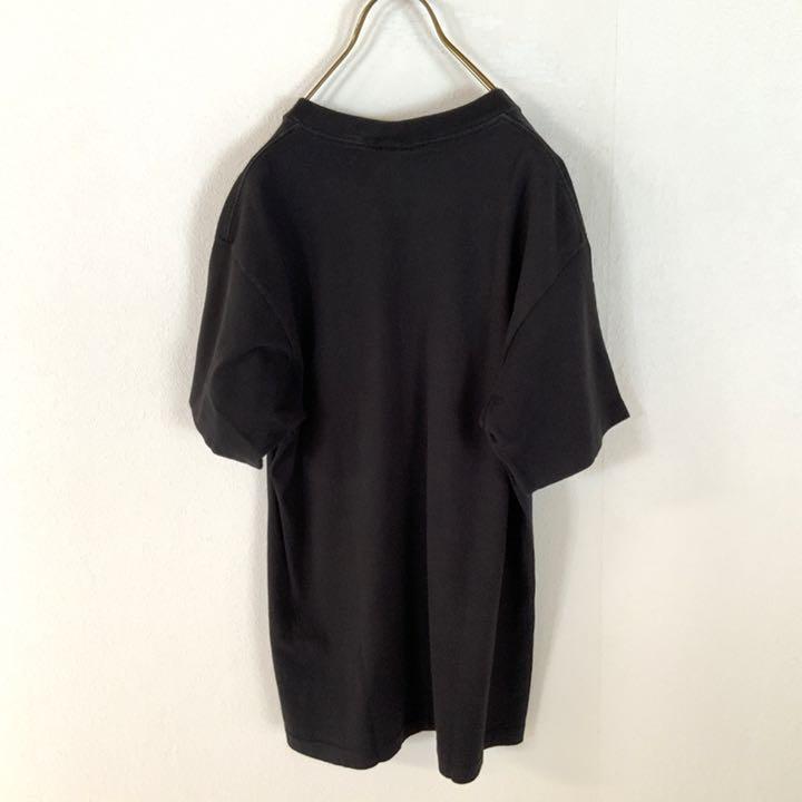 90’s ビッグロゴ tシャツ ブラック PZUbJ-m84810183784 USA製 紺タグ STUSSY 超激得新作