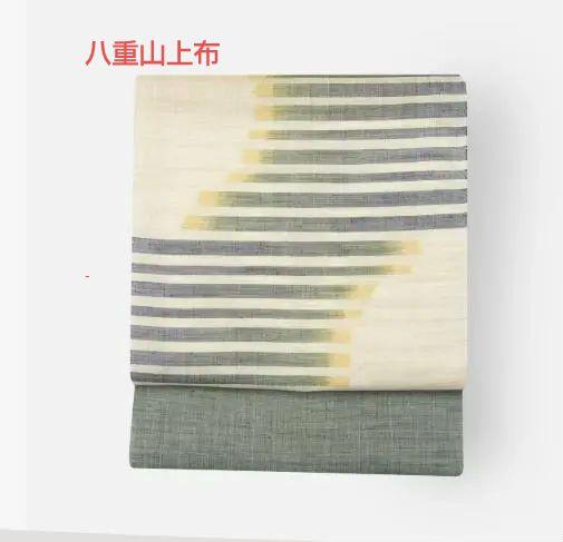 期間限定【新品未使用】八重山上布九寸名古屋帯（証紙あり）