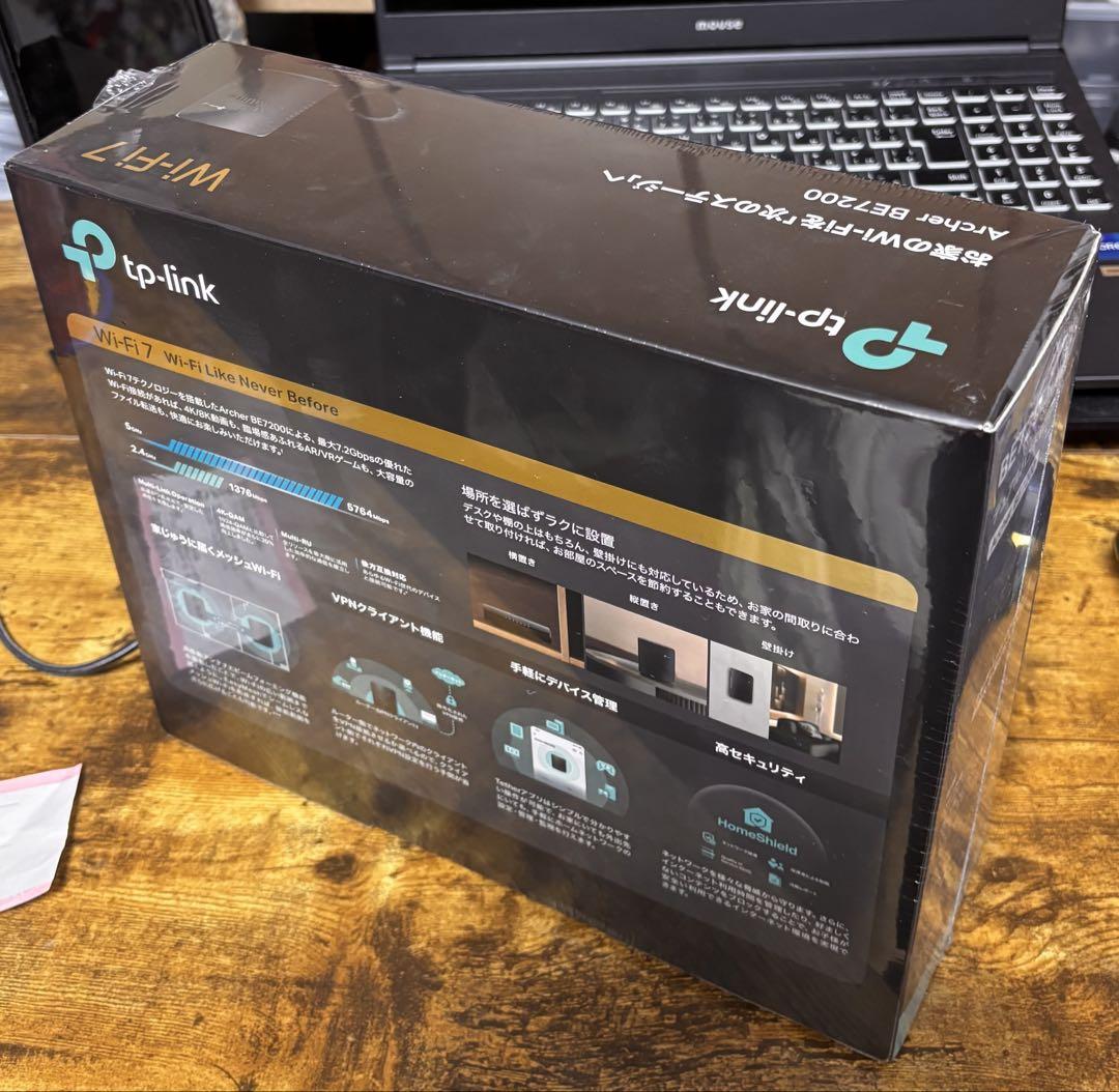 新品未開封 TP-Link BE7200 Wi-Fi 7ルーター