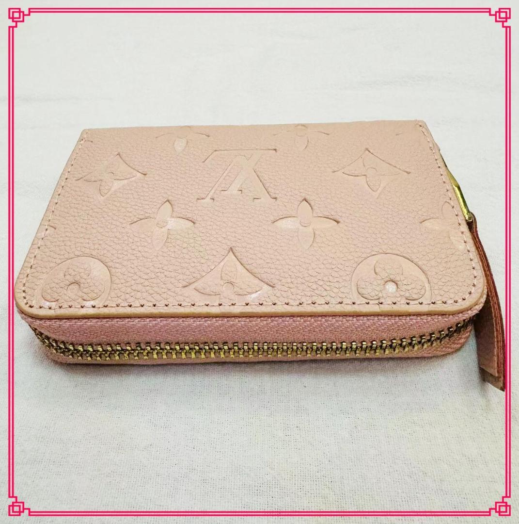 早い者勝ち！ ファスナー 財布 小銭入れ ピンク