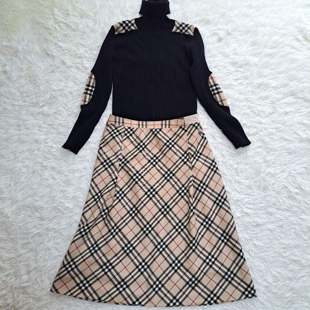 BURBERRY LONDON ジャケット スカート セットアップ ノバチェック BURBERRY LONDON ジャケット スカート セットアップ ノバチェック