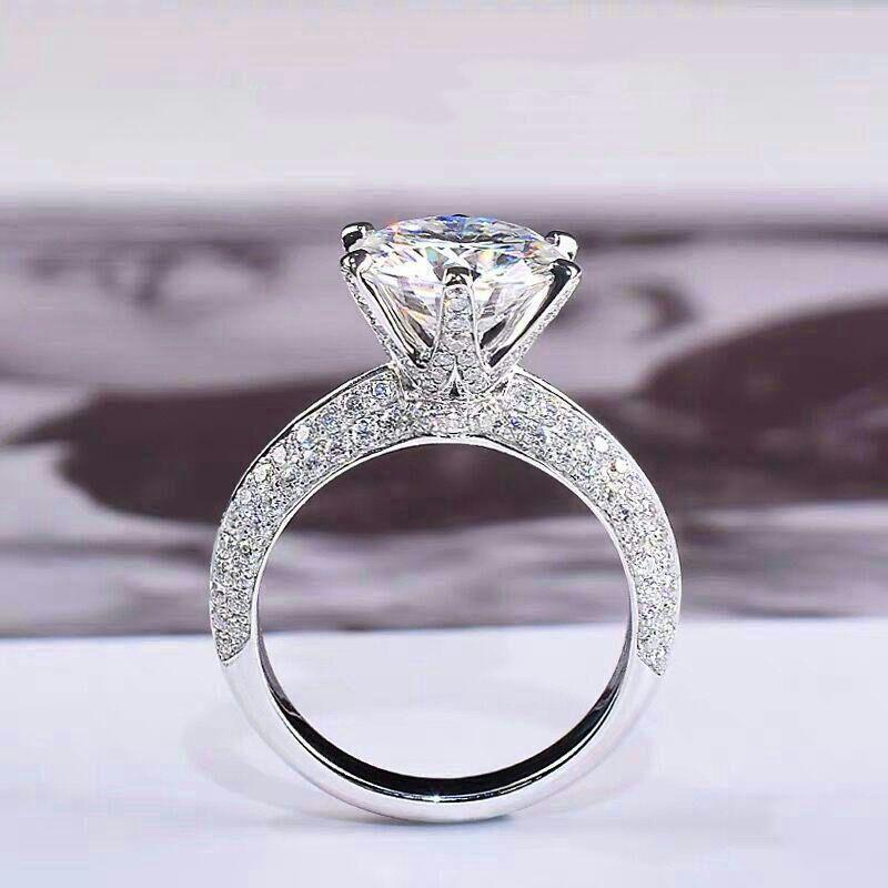爆買い格安 女神専属 pt950プラチナリング半壁江山豪奢ダイヤモンド結婚指輪m45 6oRpd-m84812406264 人気SALE新品