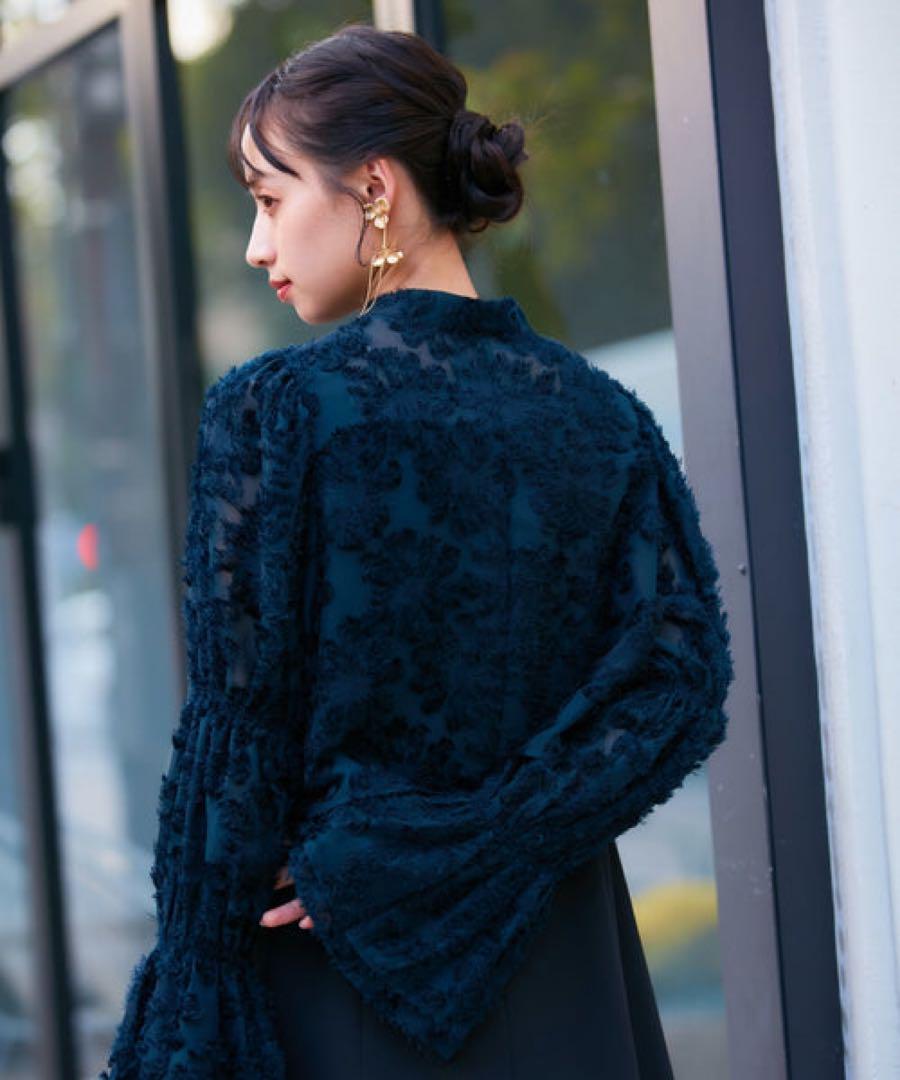 【VIS DRESS】　シャーリングボレロセット　ワンピース