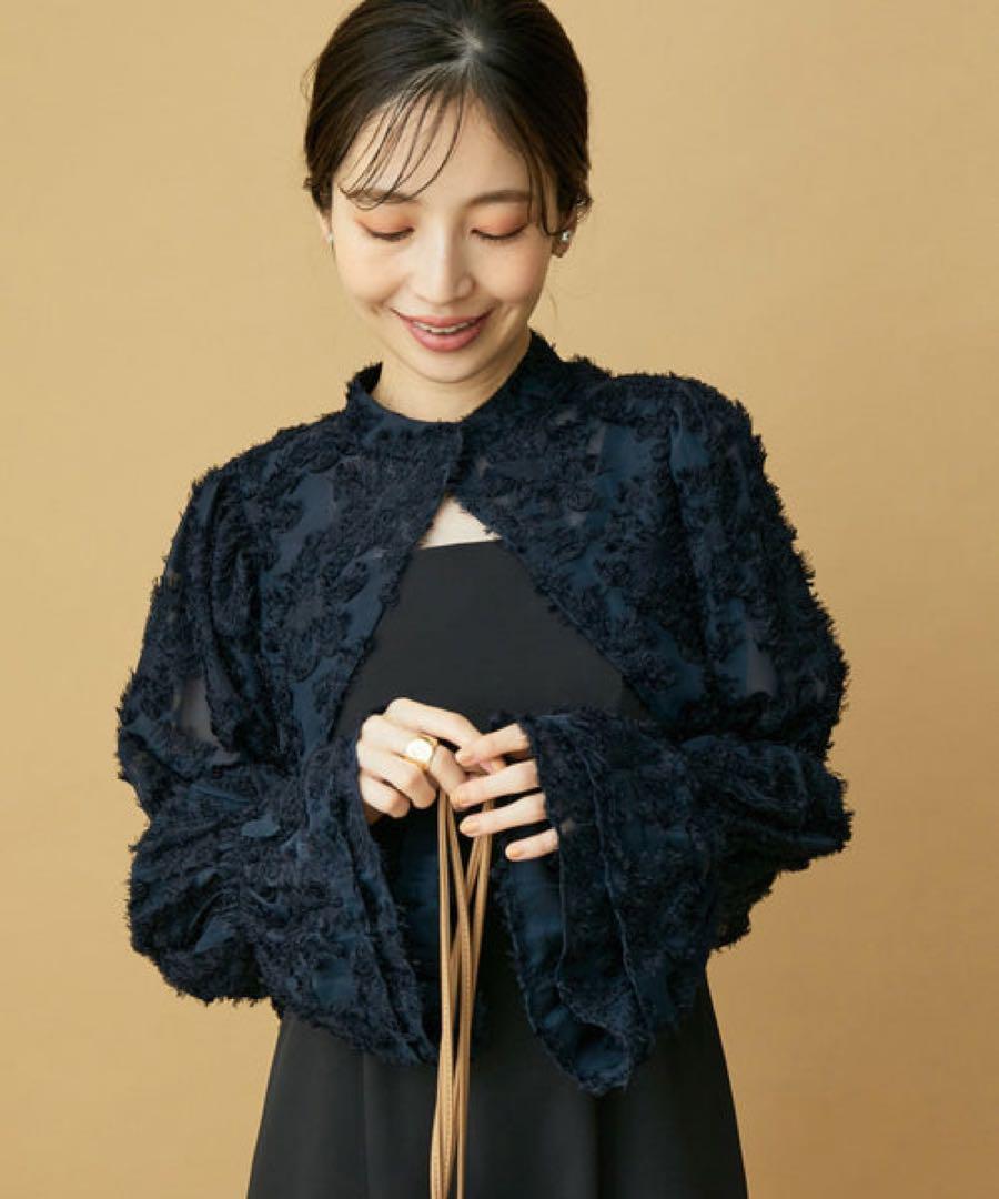 【VIS DRESS】　シャーリングボレロセット　ワンピース