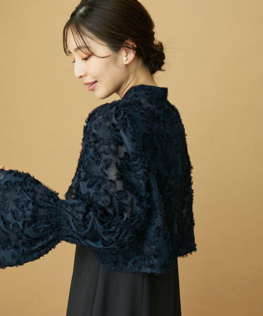 【VIS DRESS】　シャーリングボレロセット　ワンピース