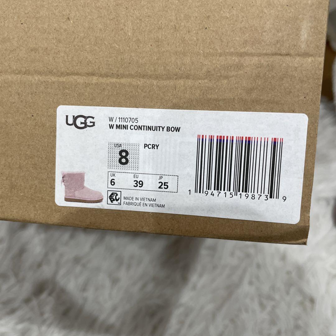 新品】UGG アグ ブーツ 25cm MINI CONTINUITY BOW