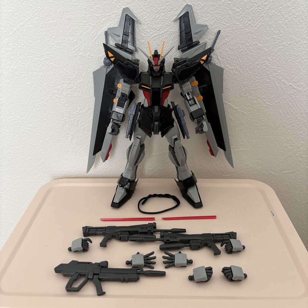 格安即決 MG ストライクノワールガンダム 組立済みキット - メルカリ ロボット