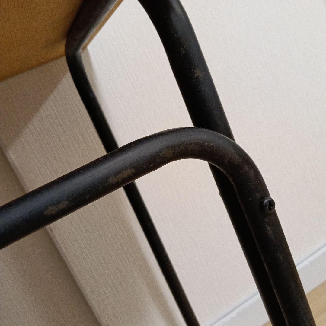 黒い引き出し付きパソコンデスク傷や汚れあり