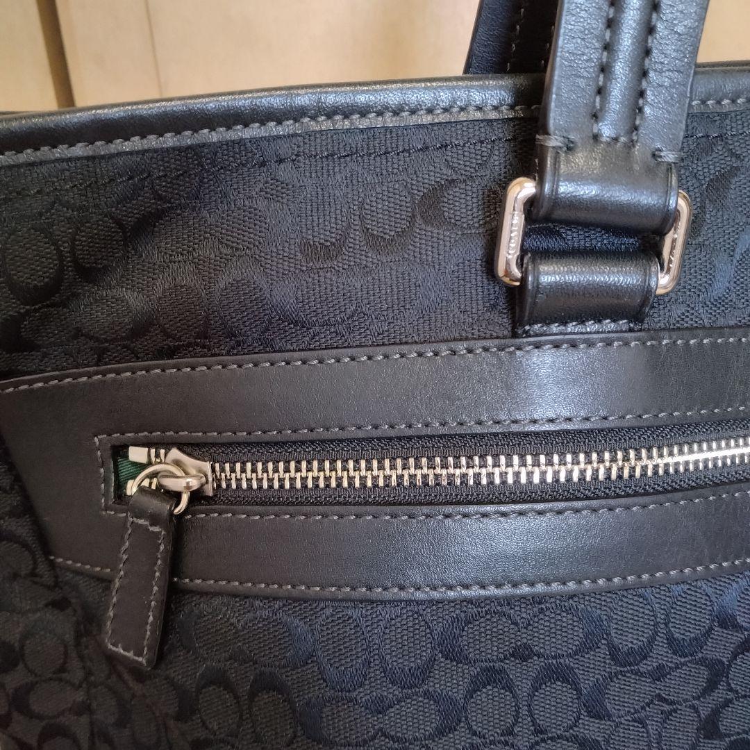 COACHビジネスバッグ (ショルダーベルト、スカーフ付き)