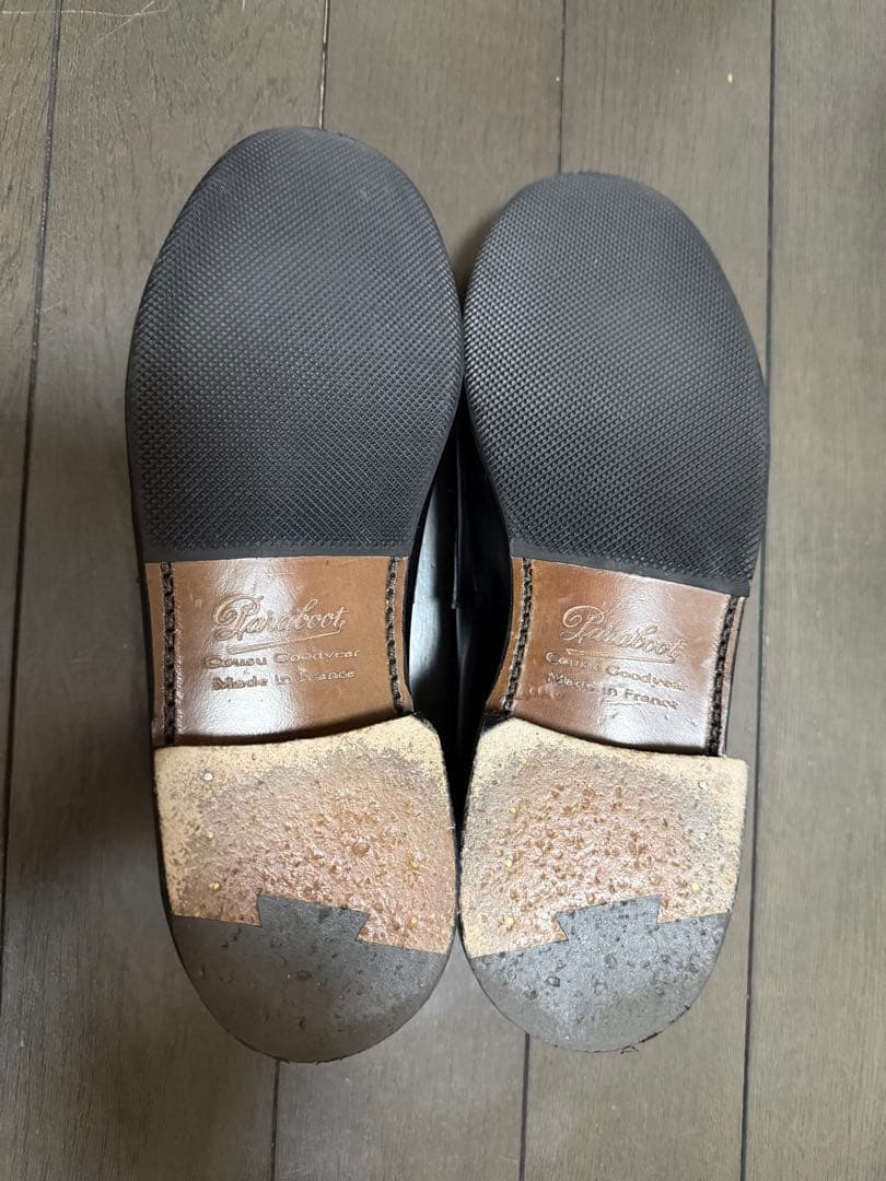 9/23まで値下げ　美品【6.5】Paraboot Adonis 黒 ローファー