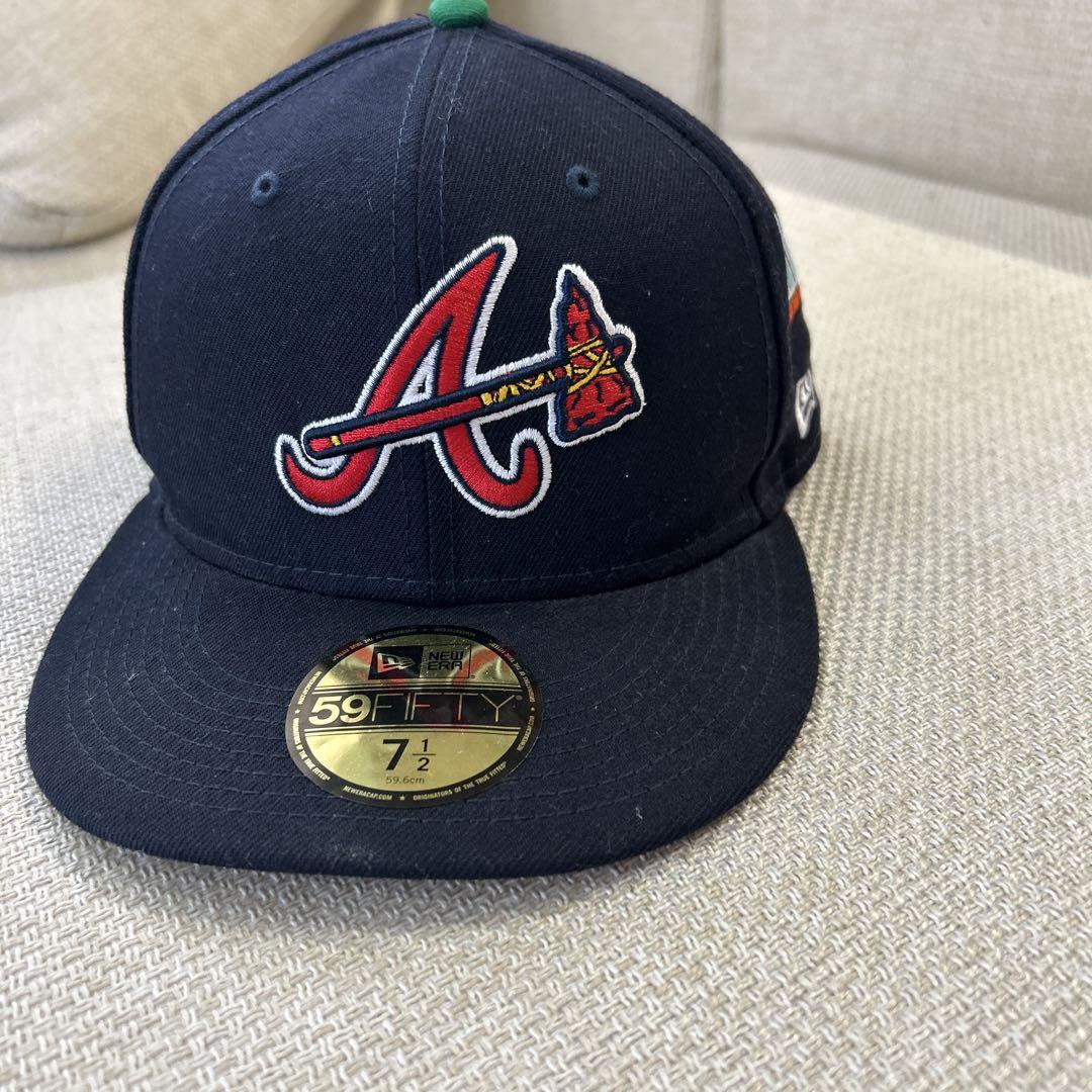 トップ New Era アトランタ・ブレーブス 59FIFTY キャップ 7 1/2 - メルカリ 応援グッズ