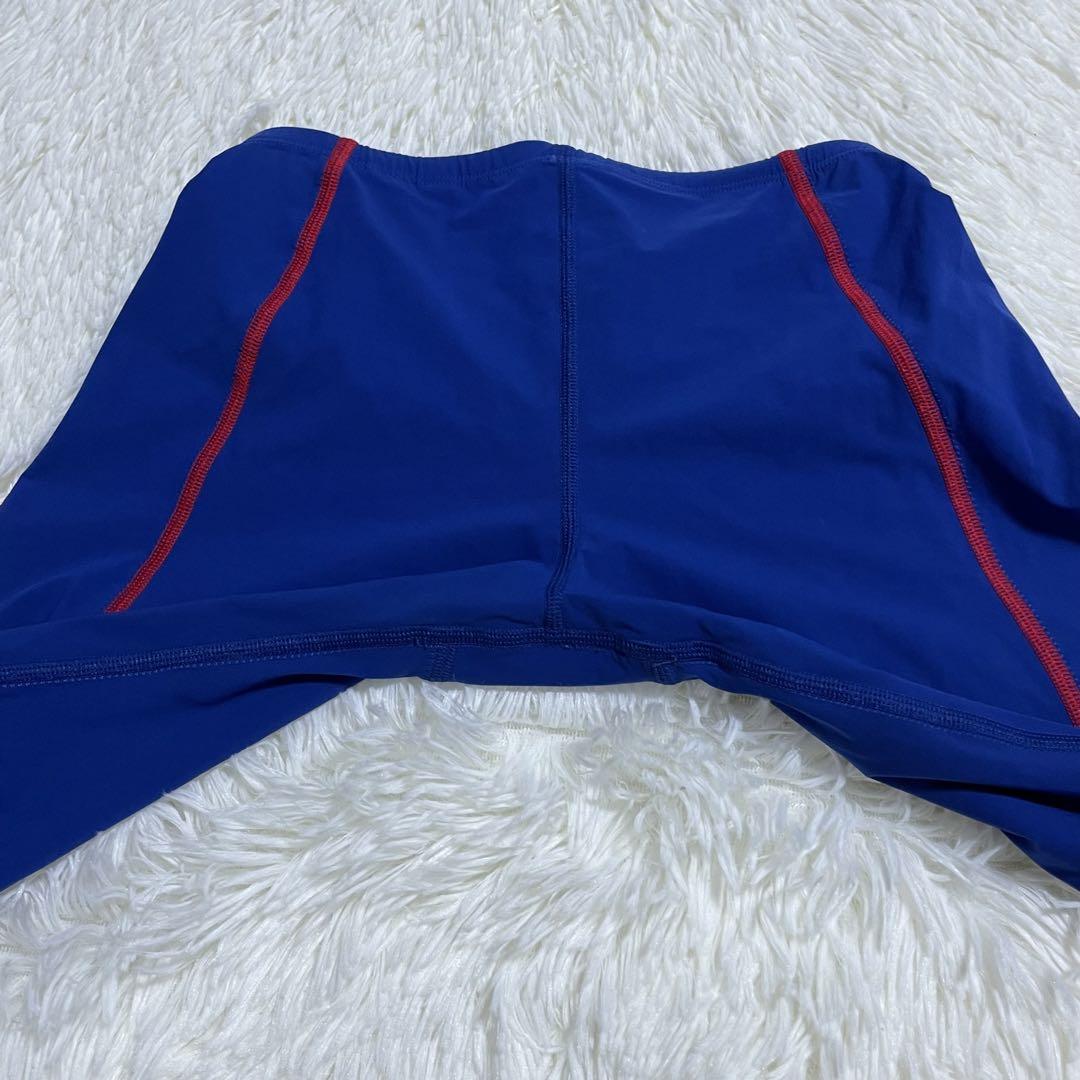 慶應　keio speedo 競泳水着メンズロングスパッツ　FS-PRO