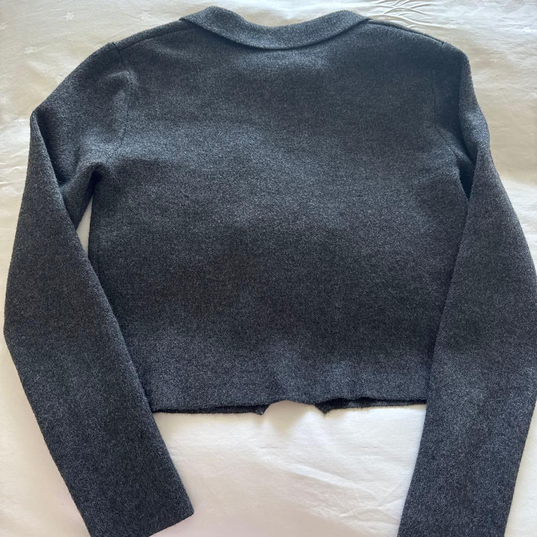 ZARA ニットラップカーディガンS ZARA WWW_SMP1DAWEKUDUS_SCH_ID