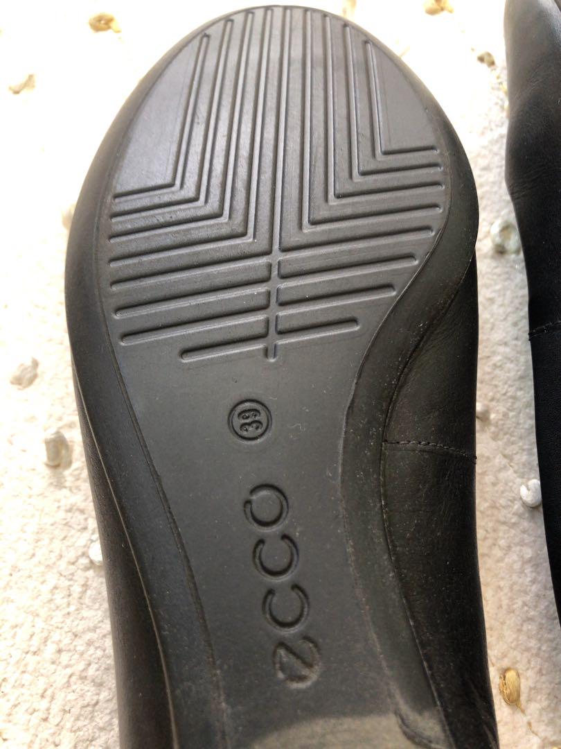 ecco フラットシューズ　ブラック