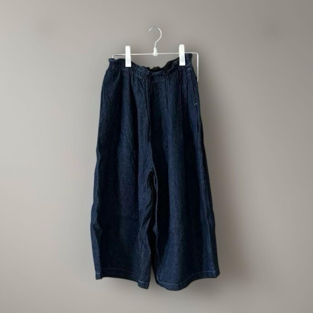 ネストローブ リネンデニムワイドイージーパンツ SIZE nest Robe