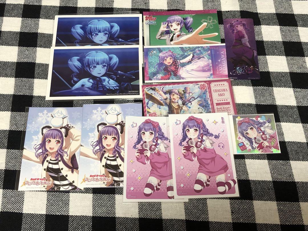 Roselia あこ ブロマイド ステッカー カード クリアファイル