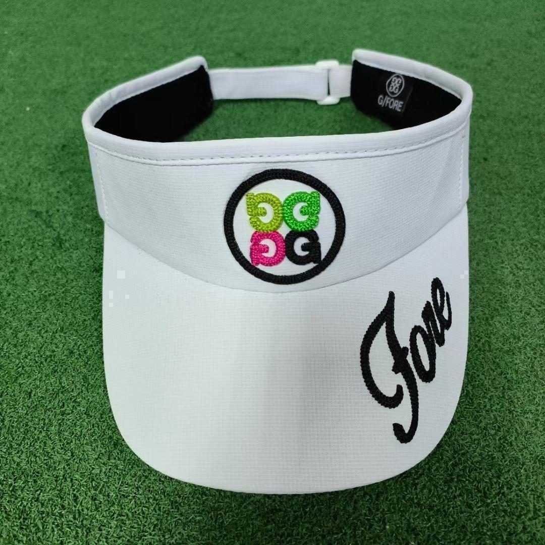 未使用 ジーフォア ゴルフ サンバイザー ホワイト ジーフォア ゴルフ サンバイザー G/FORE ゴルフ帽子 ユニ