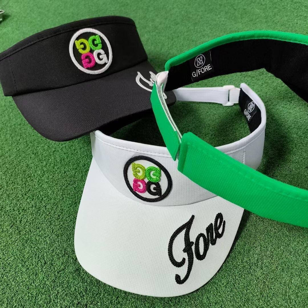 新品☞値下！G/FORE ジーフォア　 リボン付きサンバイザー●ゴルフ帽子 新品ジーフォア 後ろリボン サン バイザーベージュ ゴルフ帽子