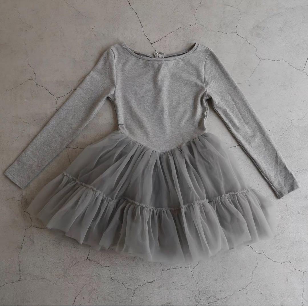 新品未使用】Treat Urself チュールミニワンピース（gray