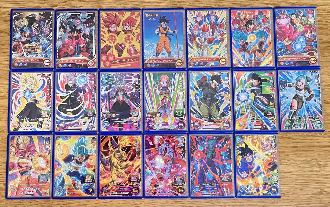 ドラゴンボールヒーローズ　引退品　計 950枚＋バインダー2冊