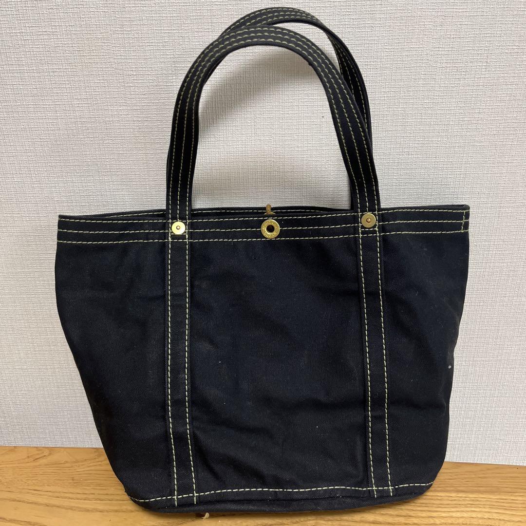 レア　一澤帆布トートバッグ WILDSIDE × 一澤帆布 綿帆布製手さげかばん(FREE SIZE BLACK