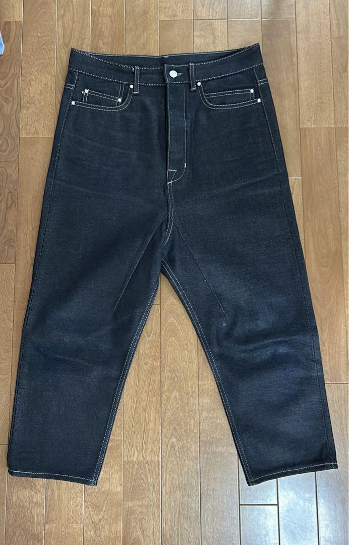【70％OFF】 Rick Owens メンズ デニムパンツ クロップド パンツ